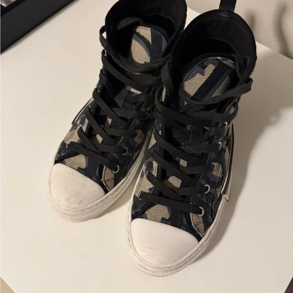 Dior B23 maxi oblique high top sneaker